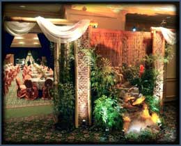 Jungle theme decor for 2003 Classic Wines Auction